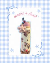 Load image into Gallery viewer, Mouse &amp; Friends 32oz Owala | Summer Vibes Tumbler | Lockets | Beaded Charm | Magic Inspired | Mouse Inspired | Castle Inspired |
