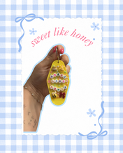 Load image into Gallery viewer, Sweet like Honey Bear Motel Keychain | Trendy Accessories | Handmade Keychain | Gift for Her | Small Gift Ideas | Viral Keychain
