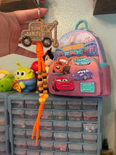 Load image into Gallery viewer, Tow Truck Bag Charm | Rope Bag Charm | Beaded Bag Charm | 20th Anniversary Special | Tow Mater Bag Charm for Disney Girly
