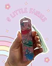 Load image into Gallery viewer, 3 Little Fairies Acrylic Bookmark Castle Princess Inspired Bookstagram Booktok Gift for her
