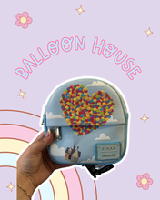 Load image into Gallery viewer, Balloon House Belt Bag/Wristlet | Hard Tag | Adventure is Out There |
