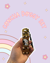Load image into Gallery viewer, Concha Doggy Set A6 Notebook &amp; Matching Bookmark | Peanuts | Conchas Mexican Sweet Bread | Church Notes
