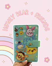 Load image into Gallery viewer, Honey Bear + Friends A6 Notebook | Magic Castle Inspired | Hunny | Daisies
