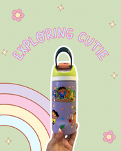 Load image into Gallery viewer, Exploring Cutie 16oz Owala DUPE | Boots and Swiper | Toddler Tumbler | PBS Kids
