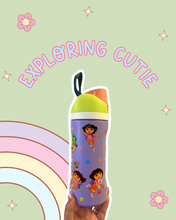 Load image into Gallery viewer, Exploring Cutie 16oz Owala DUPE | Boots and Swiper | Toddler Tumbler | PBS Kids
